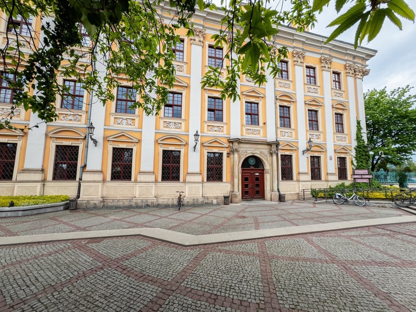 Budynek Wydziału Filologii przy placu Nankiera 15&nbsp;